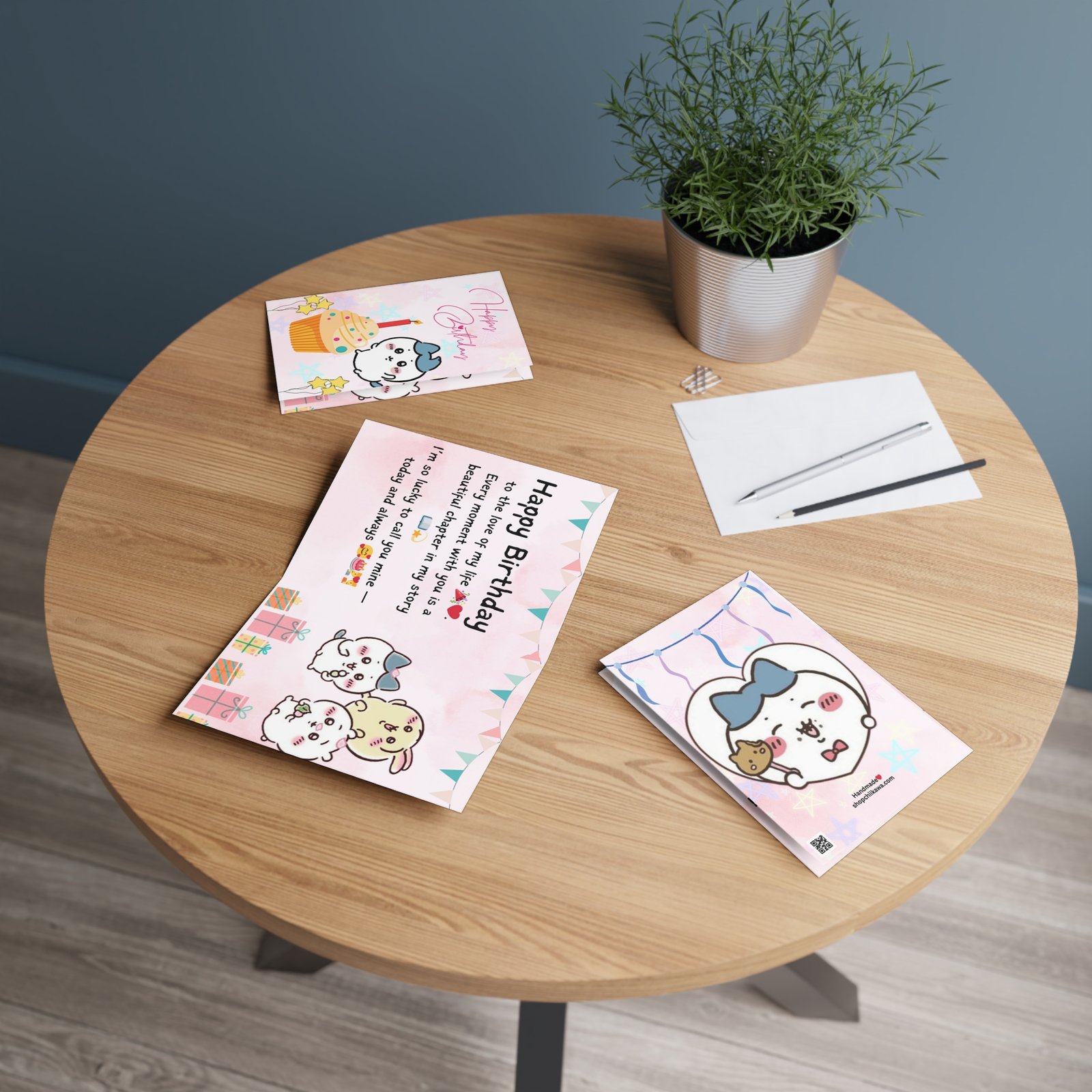 Chiikawa Cute Birthday Card