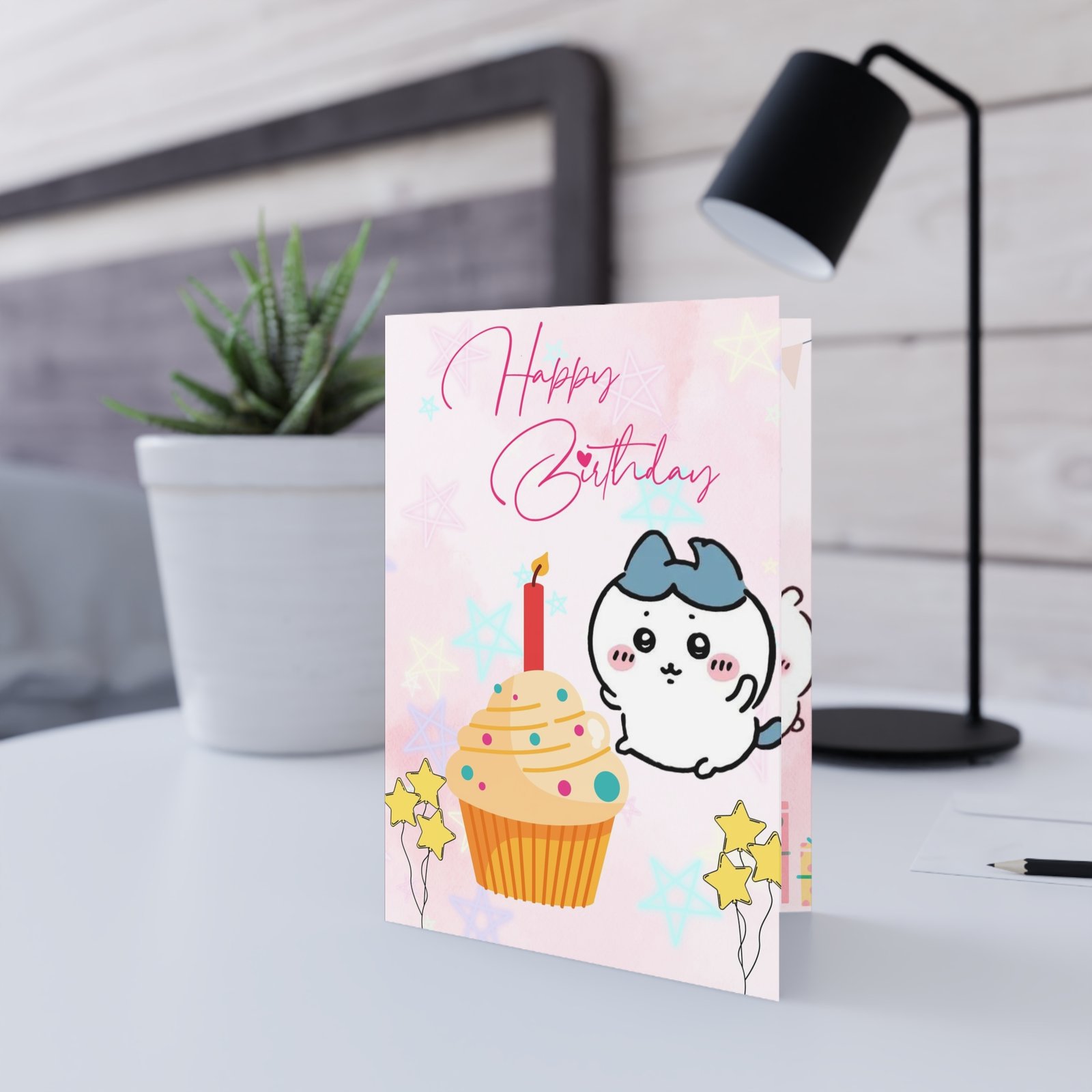 Chiikawa Cute Birthday Card