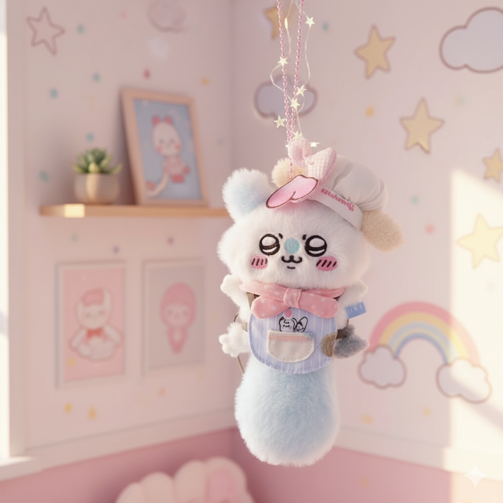 Chiikawa Puppy Keychain