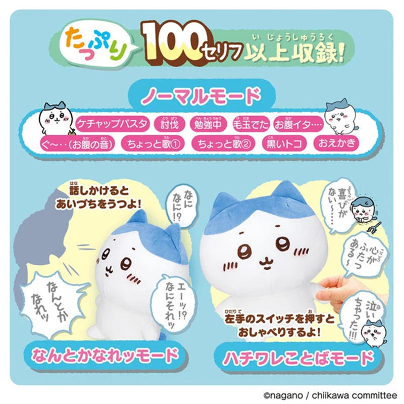 Chiikawa Voice Plush Toy