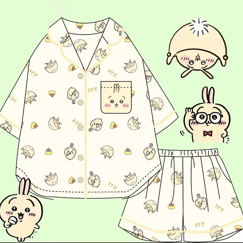 kf-S681444c74600435bb260cad147e93521I Chiikawa Pajamas