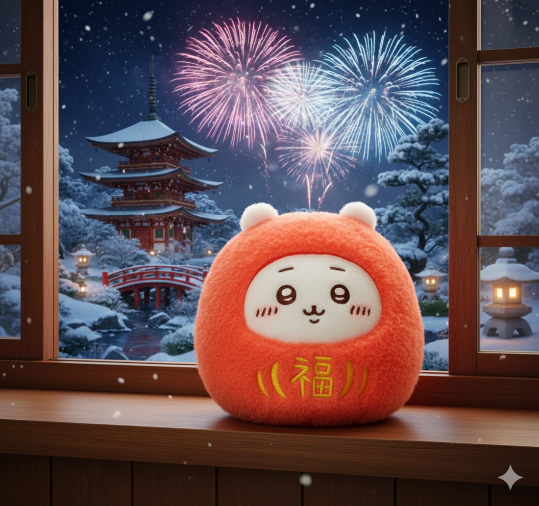 Chiikawa Daruma Hachiware Plush