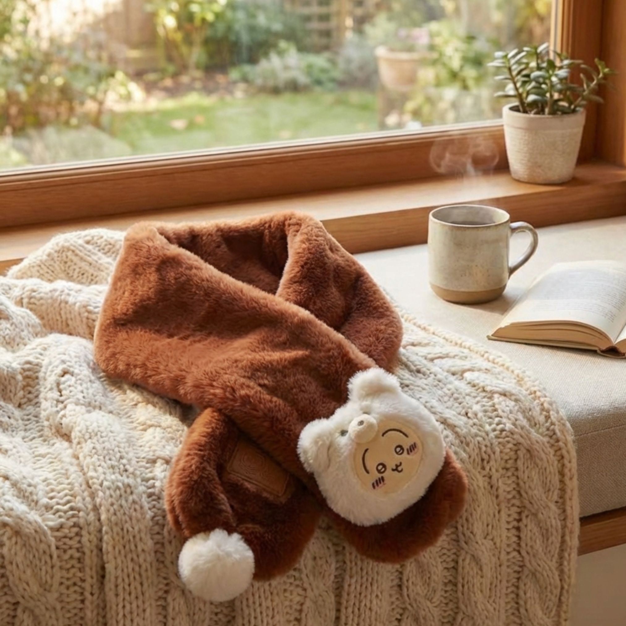 Chiikawa Fluffy Scarf